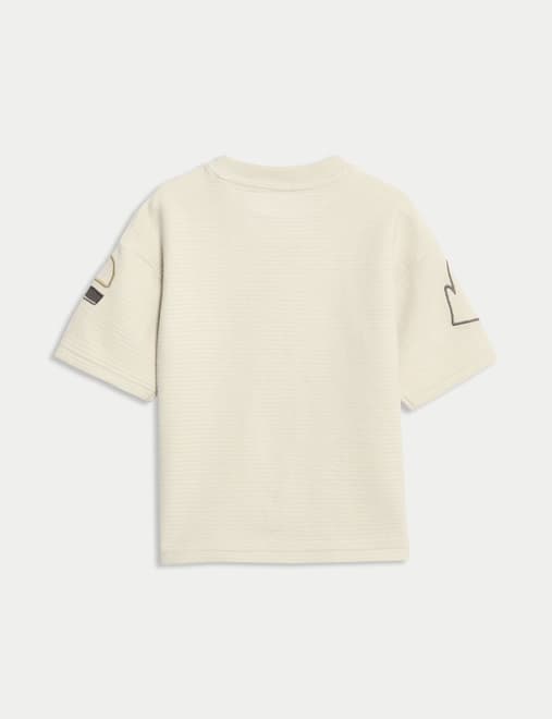 Cotton Rich Embroidered T-Shirt (2-8 Yrs)