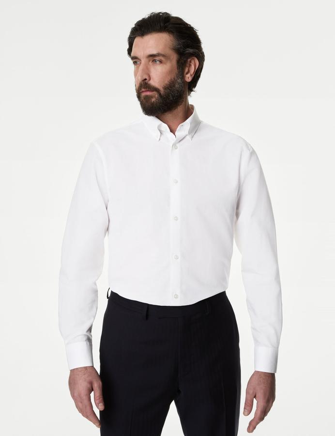 Regular Fit Luxury Linen Blend Weave Shirt