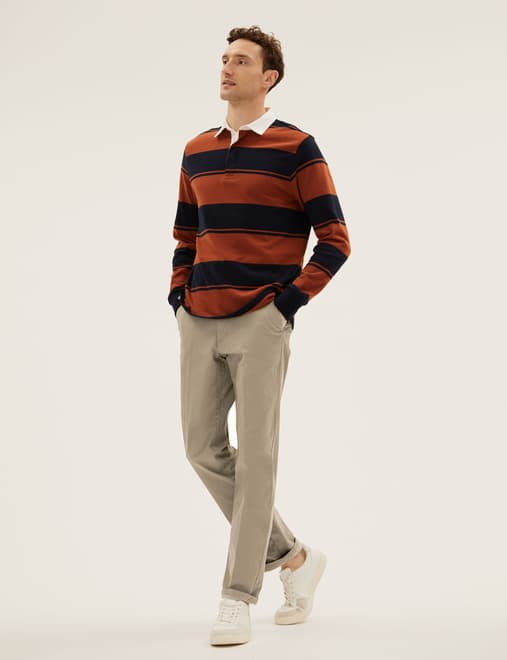 Regular Fit Stretch Chinos