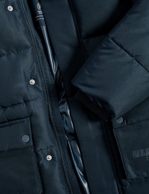 Longline Padded Hooded Coat (2-8 Yrs)