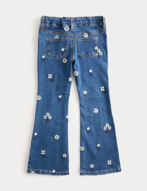 Denim Patterned Jeans (2-8 Yrs)