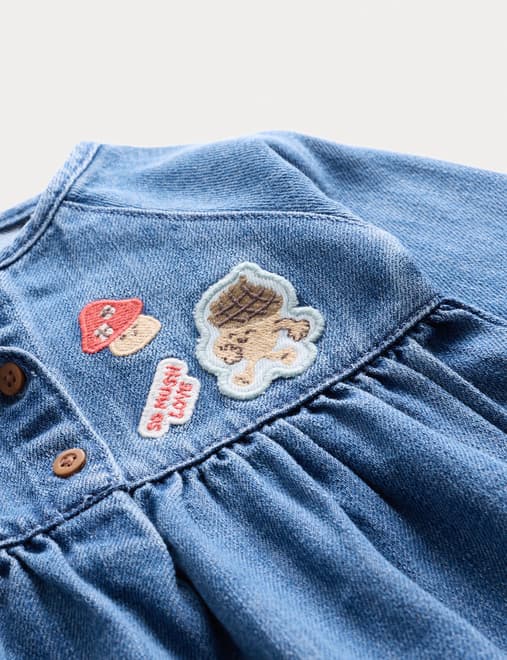 2pc Denim Top and Bottom Outfit (0-3 Yrs)