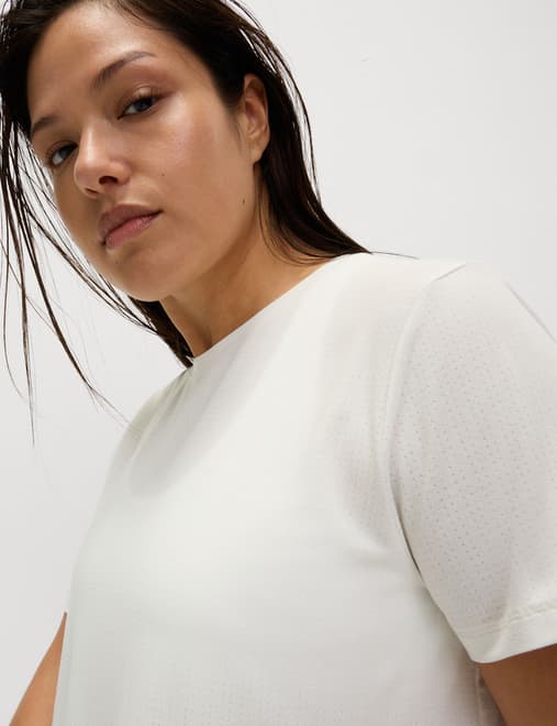 Brushed Crew Neck Relaxed T-Shirt