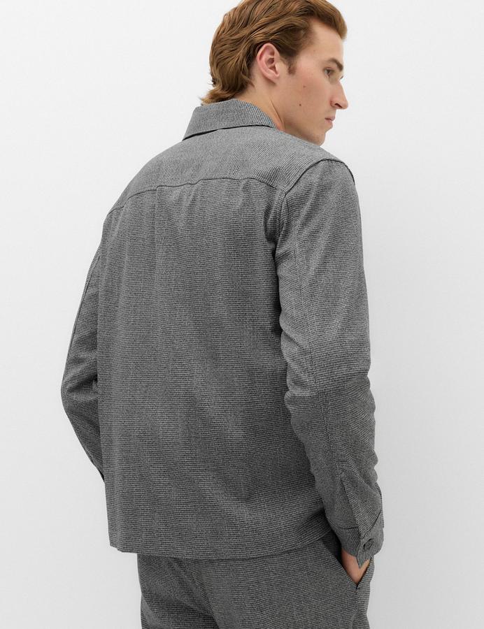 Cotton Rich Puppytooth Overshirt