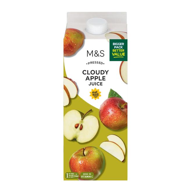 Pressed Cloudy Apple Juice