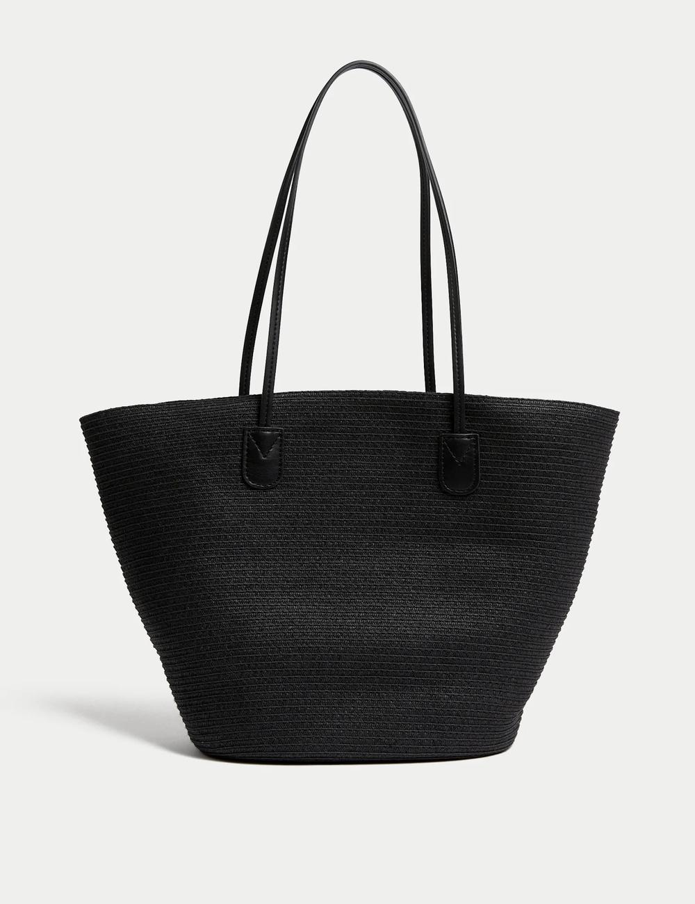 Striped tote bag sales
