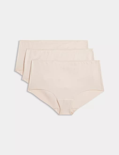 5pk Cotton Lycra™ Printed Bikini Knickers