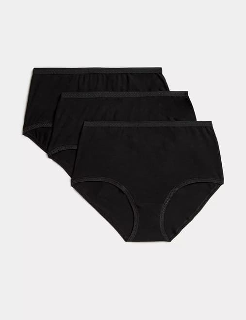 M&S Collection Firm Control No VPL High Leg Knickers, Compare