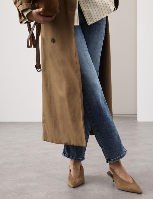 High Waisted Straight Leg Jeans
