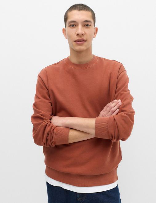 Pure Cotton Garment Dye Sweatshirt