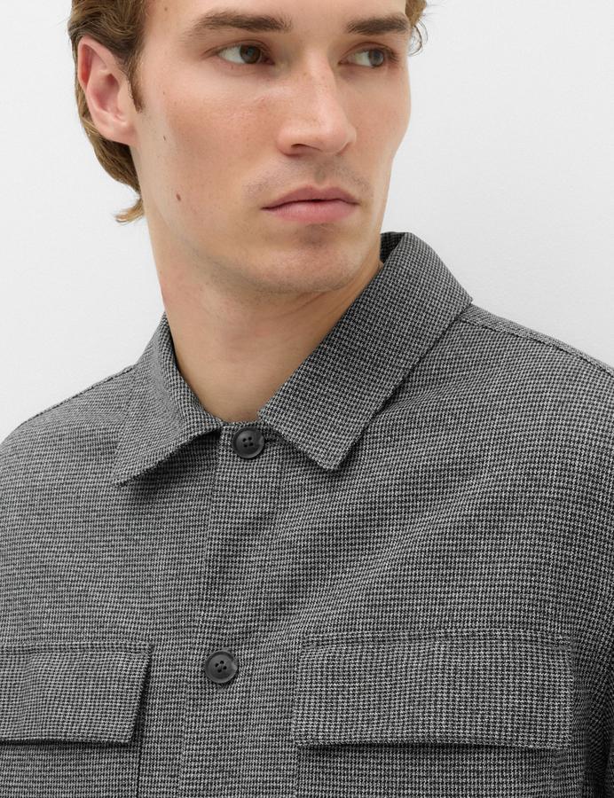 Cotton Rich Puppytooth Overshirt