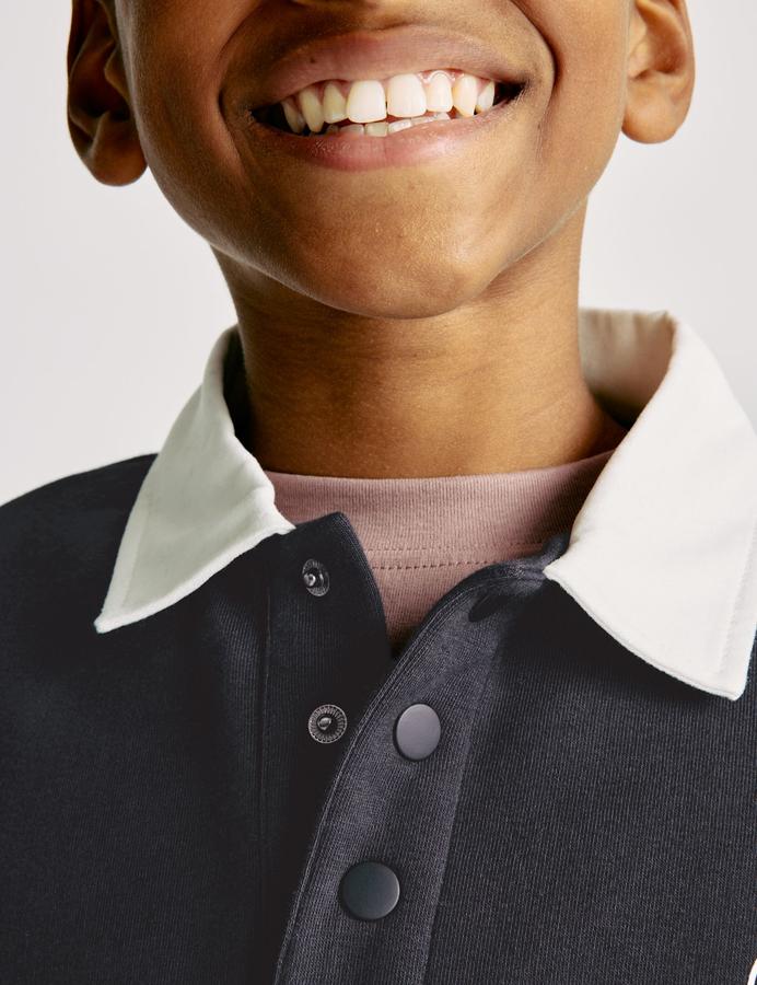 Cotton Rich Rugby Sweatshirt (6-16 Yrs)