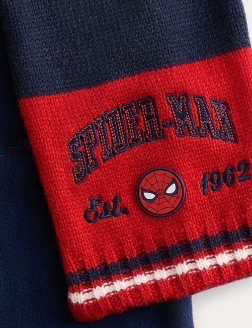 Kids Spiderman Hat Scarf and Mittens (1-6 yrs)