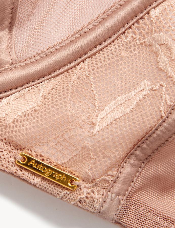 Lexington Lace & Mesh Wired Full Cup Bra A-E