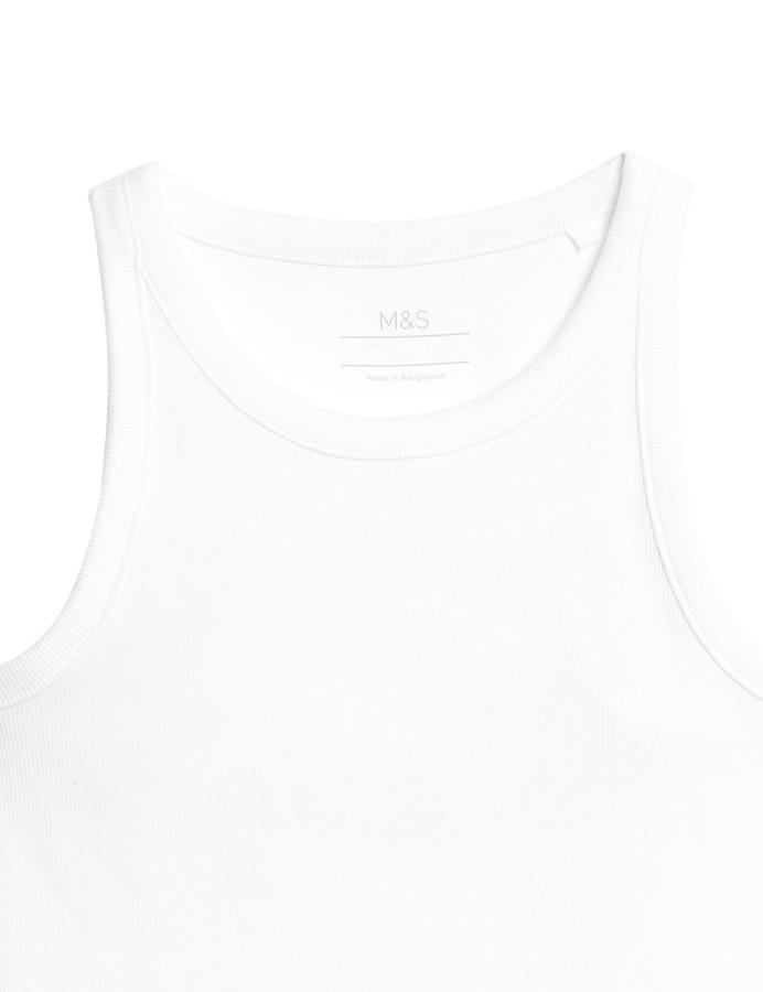 Cotton Rich Ribbed Vest (2-16 Yrs)