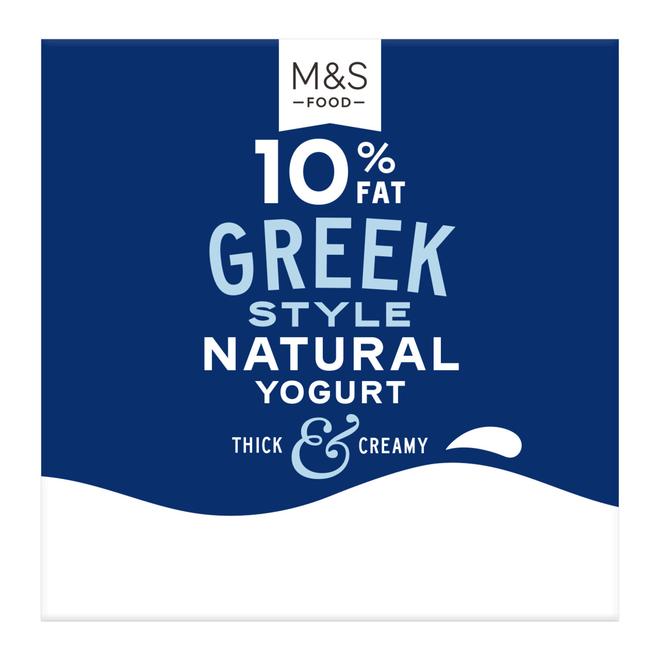 4 Greek Style Natural Yogurts