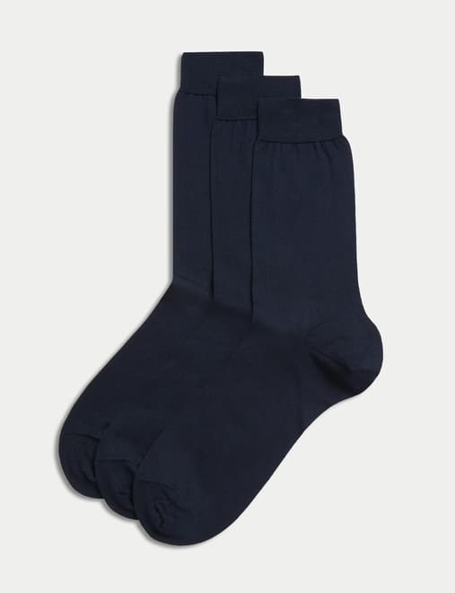 5pk Cotton Rich Cushioned Crew Socks, Goodmove