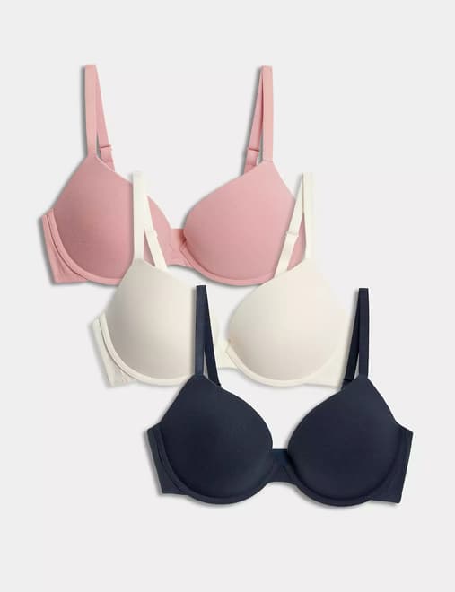 Buy 2 Pack Padded Underwired Balcony Bras Online in Bahrain from