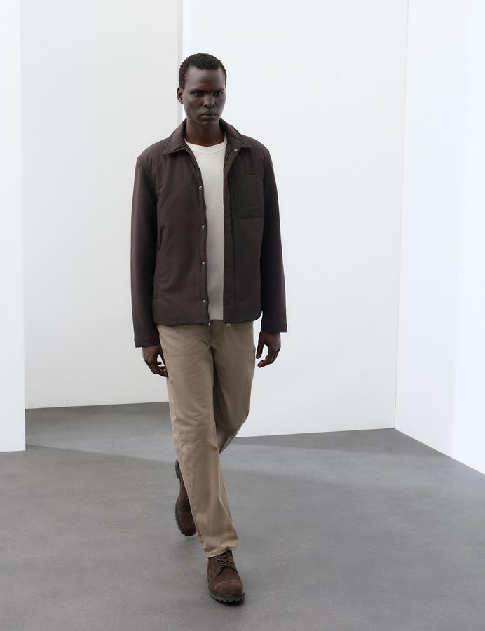 Regular Fit Cotton Rich Hybrid Jacket