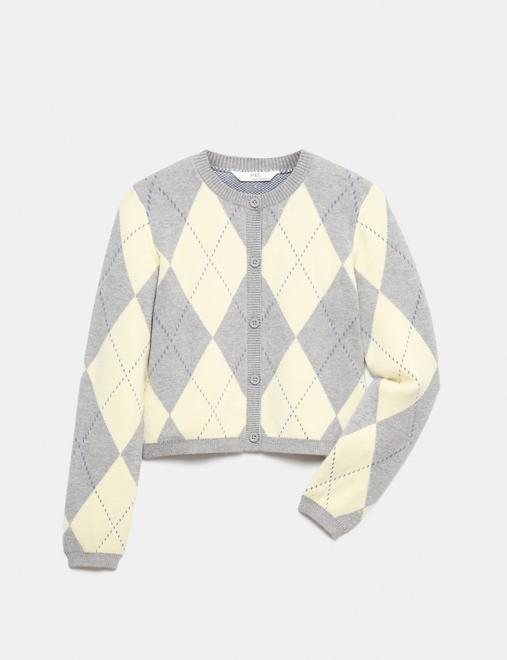 Argyle Cardigan (6-16 Yrs)