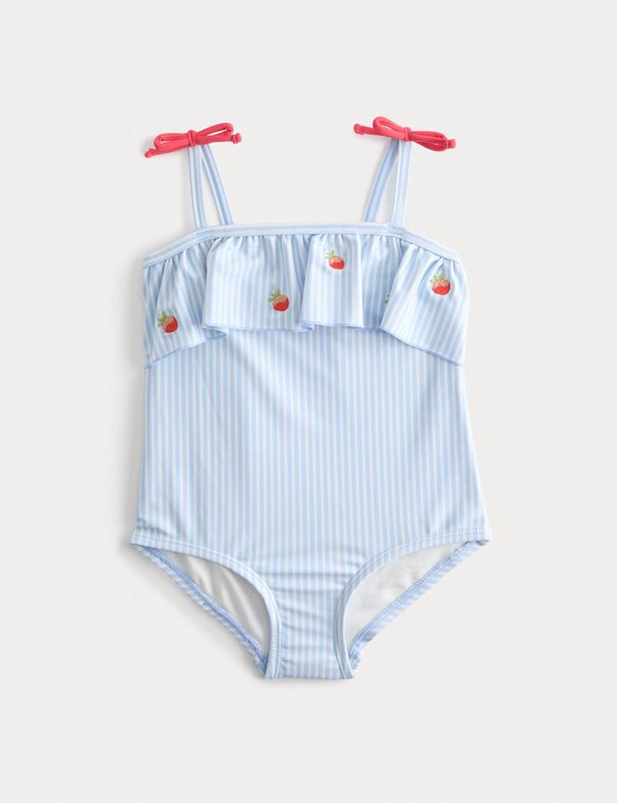 Striped Strawberry Swimsuit (0-3 Yrs)