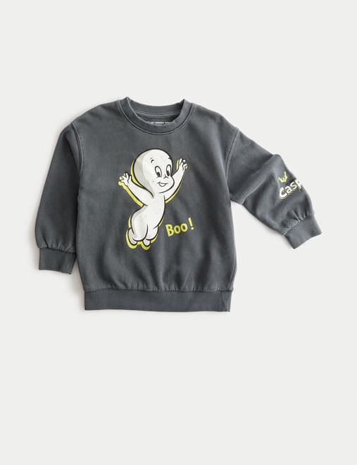 Cotton Rich Casper Sweatshirt (2-8 Yrs)