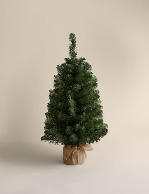 3ft Pre-Lit Spruce Christmas Tree
