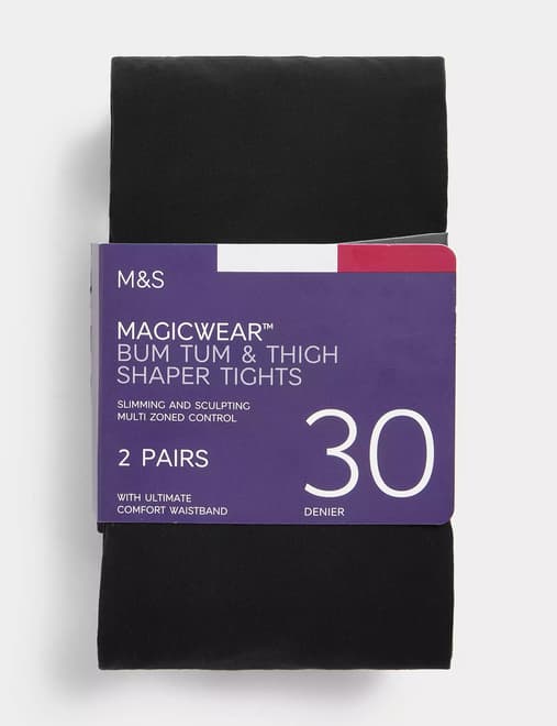 Buy Marks & Spencer Womens 40 Denier Fine Cotton Opaque Tights at
