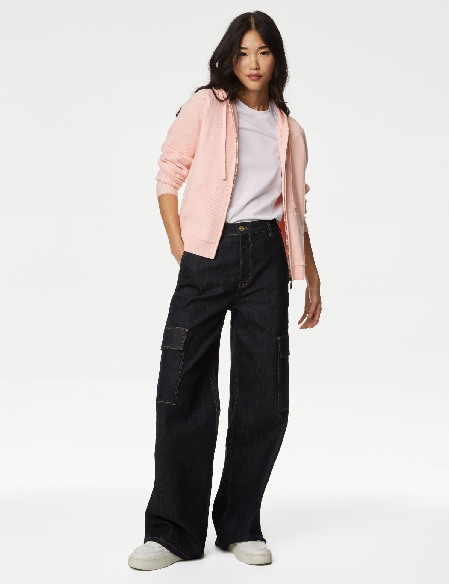 Marks and spencer ladies zip up hoodies hotsell