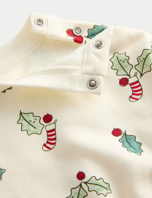 2pc Cotton Rich Top & Bottom Outfit (0-3 Yrs)