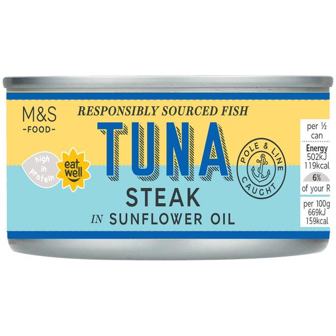 Tuna Steak in Sunflower Oil