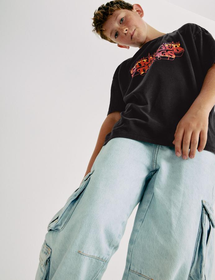 Pure Cotton Stranger Things™ T-Shirt (6-16 Yrs)
