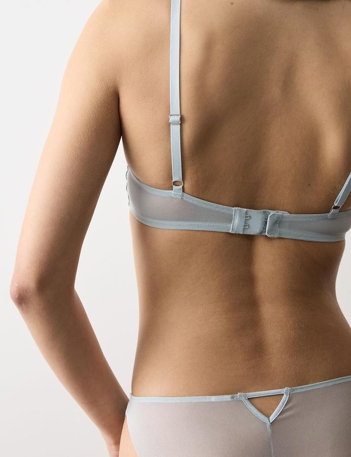 Florence Embroidery Quarter Cup Balcony Bra A-E