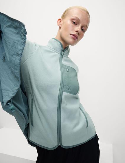 Thermal Zip Up Funnel Neck Fleece