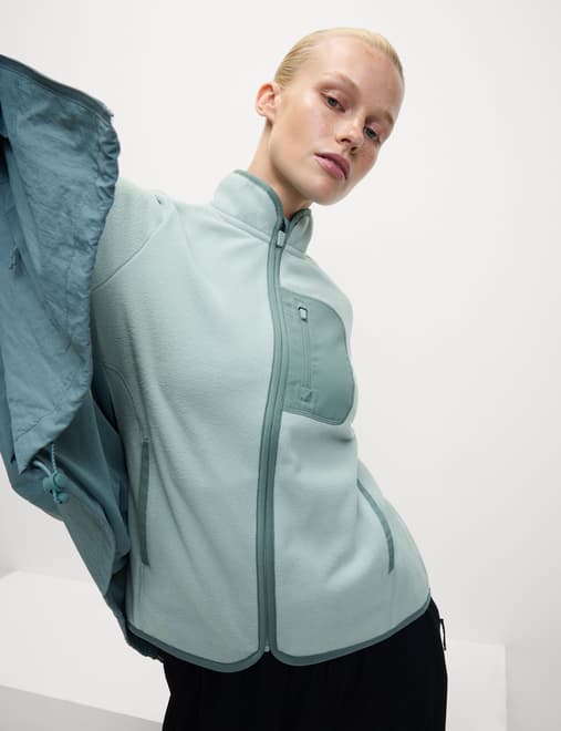 Thermal Zip Up Funnel Neck Fleece