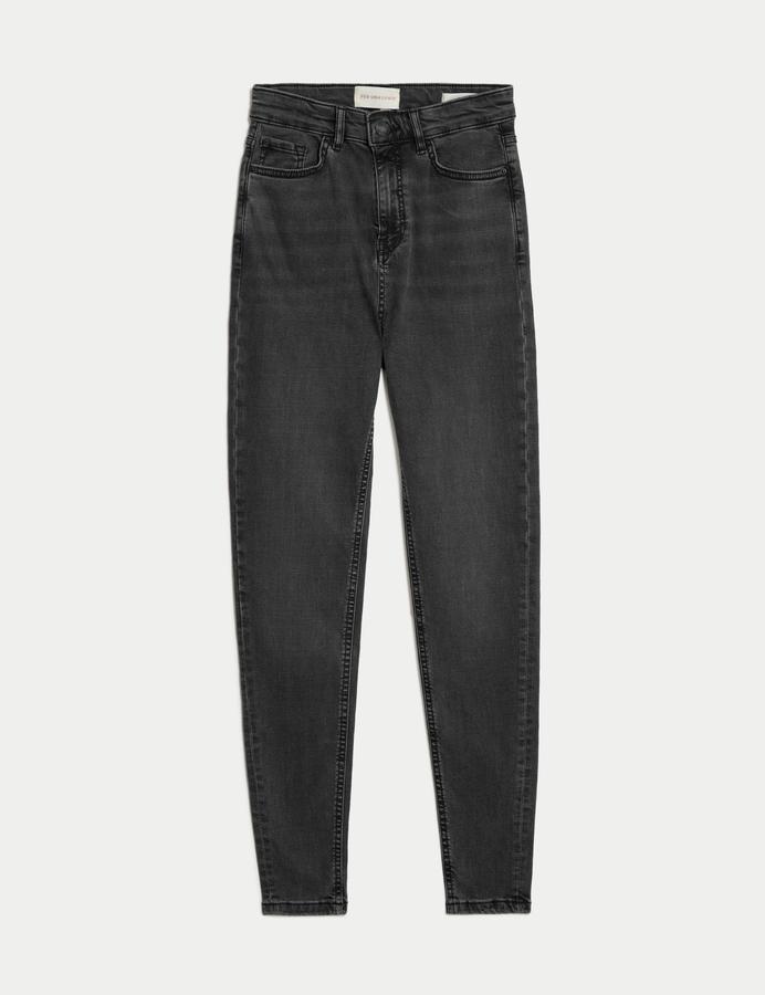 Lyocell Rich High Waisted Skinny Jeans