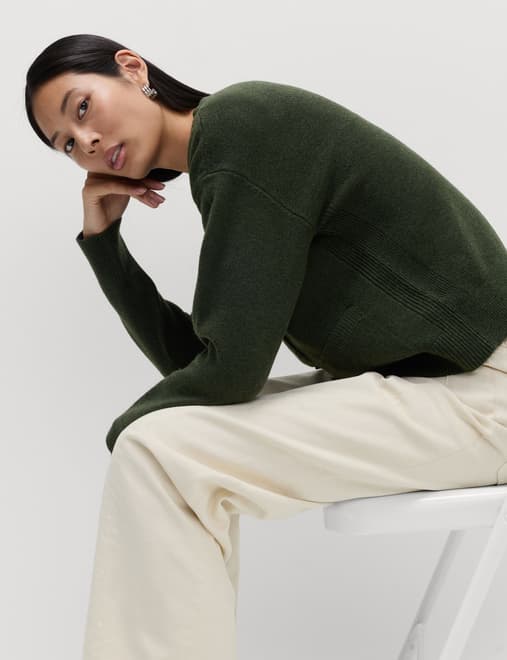 Air-Yarn V-Neck Button Through Cardigan