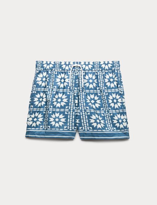 Quick Dry Printed Swim Shorts