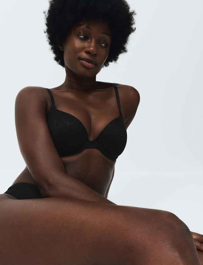 Body Lace Wired Demi Cup Bra A-E