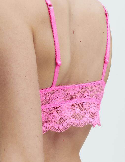 Jasmine Lace Non Wired Longline Bralette (A-E)
