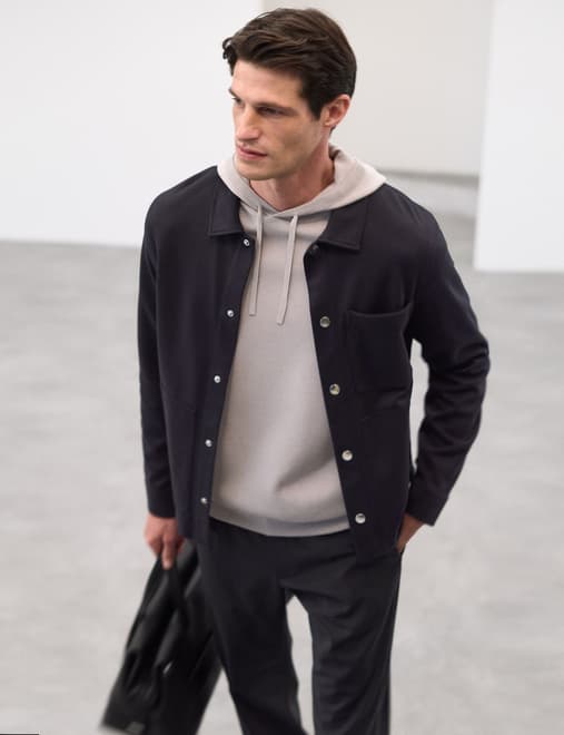 Milano Stitch Knitted Hoodie