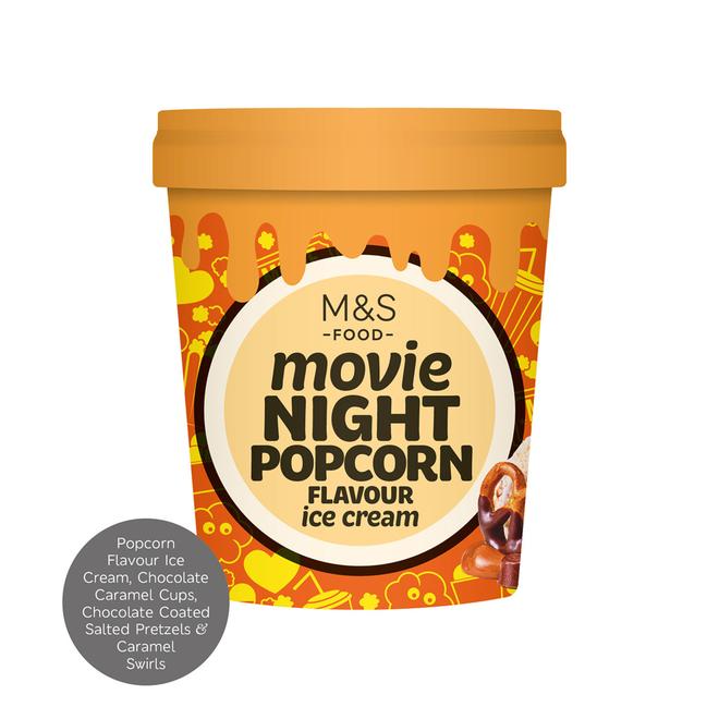 Movie Night Popcorn Flavour Ice Cream