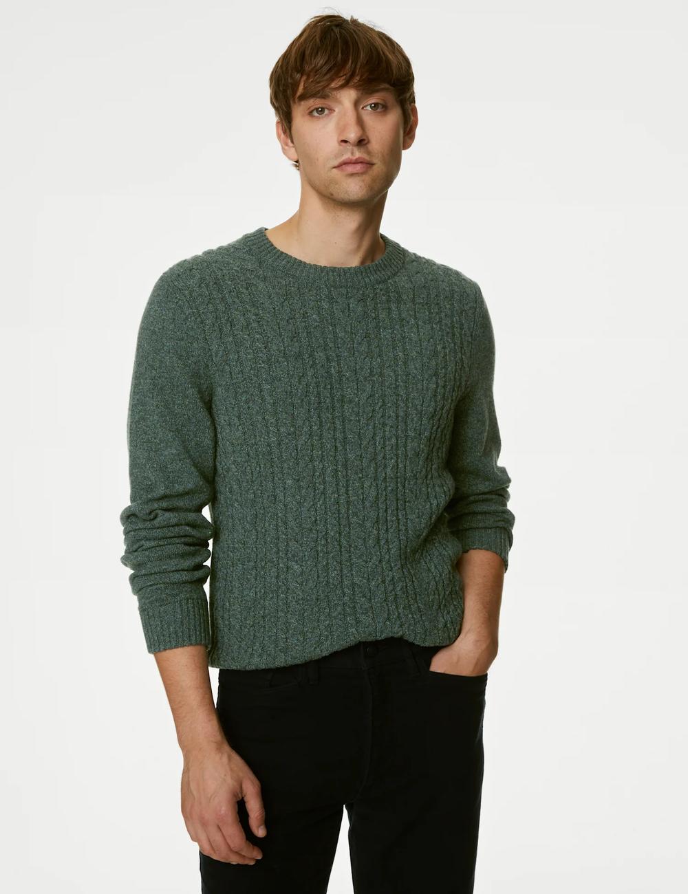 M&s mens lambswool jumpers store