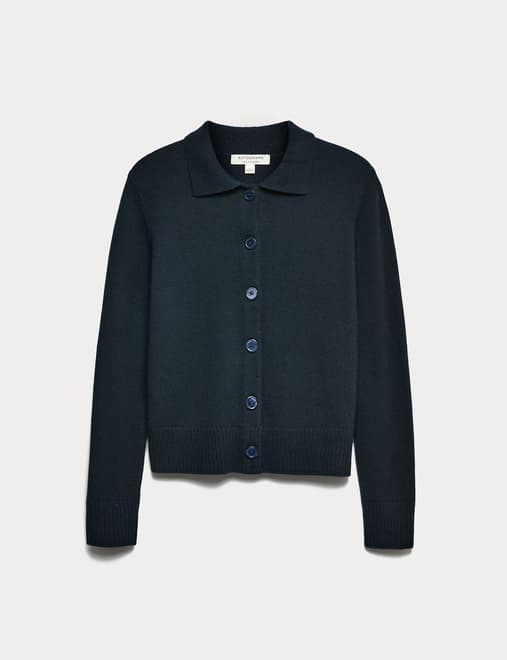 Merino Wool Rich Cardigan With Cashmere