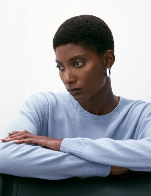 Pure Cashmere Crew Neck Jumper