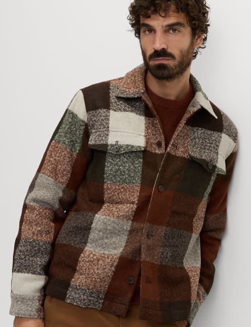 Quilt Lined Check Overshirt