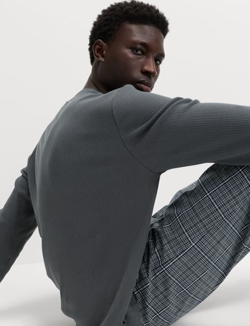 Cotton Rich Checked Pyjama Set