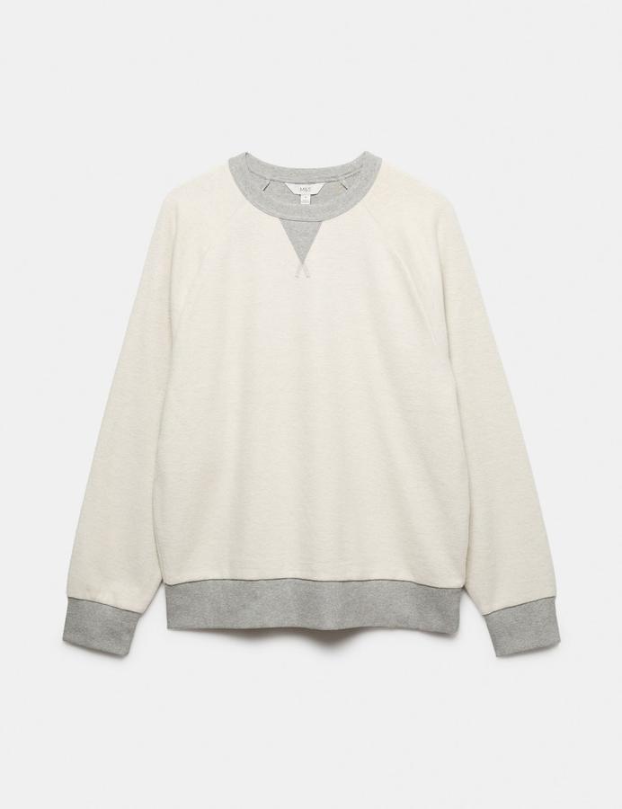 Cotton Rich Crew Neck Sweatshirt