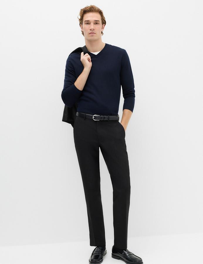 Slim Fit Machine Washable Suit Trousers