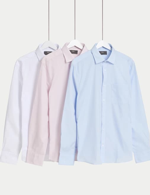 Mens formal shirts hot sale multipack slim fit